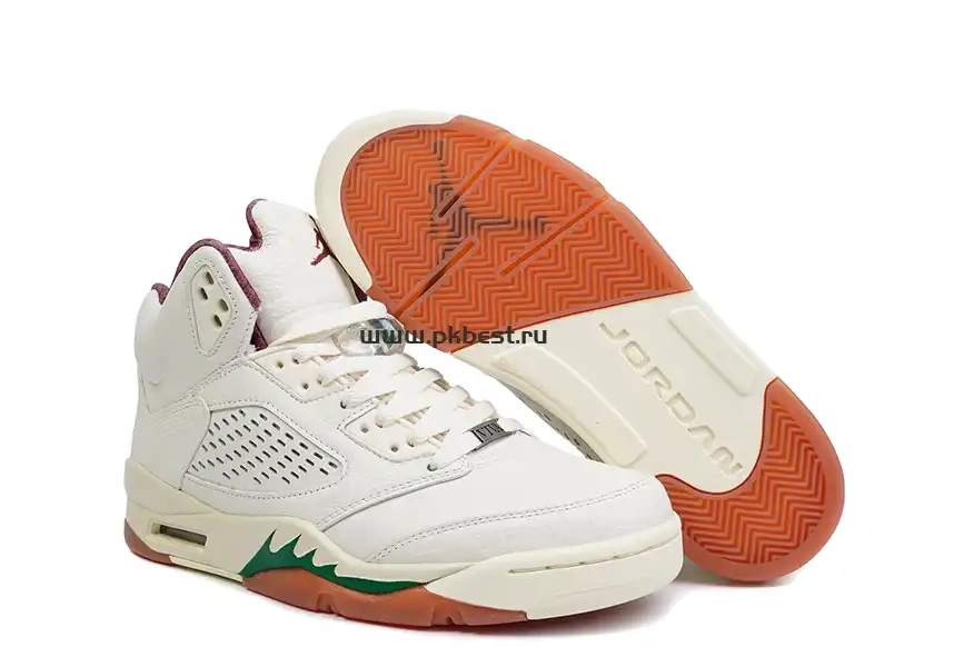 orange RETAIL GOD GRITO”White SHIP MATERIALS PK 5 READY “EL Jordan Jordan green TO Air 0511